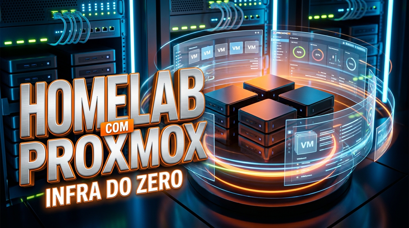 Sim, dá para montar homelab com Proxmox do zero (2026)