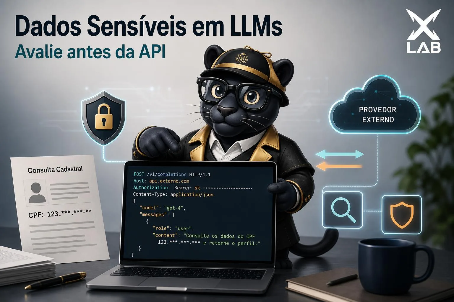 Dados sensíveis em LLMs: o que avaliar antes da API