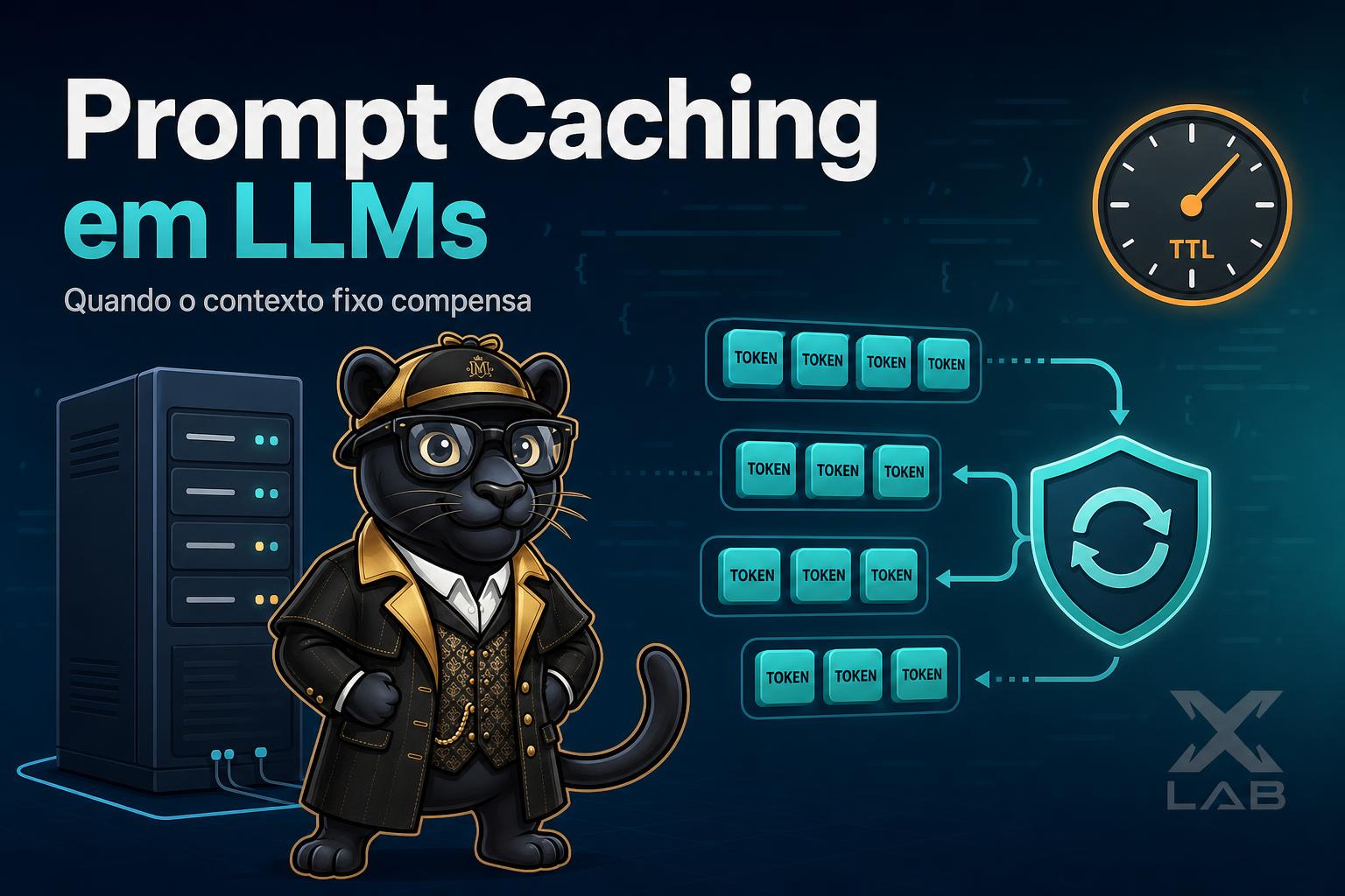 Prompt caching em LLMs: quando o contexto fixo compensa